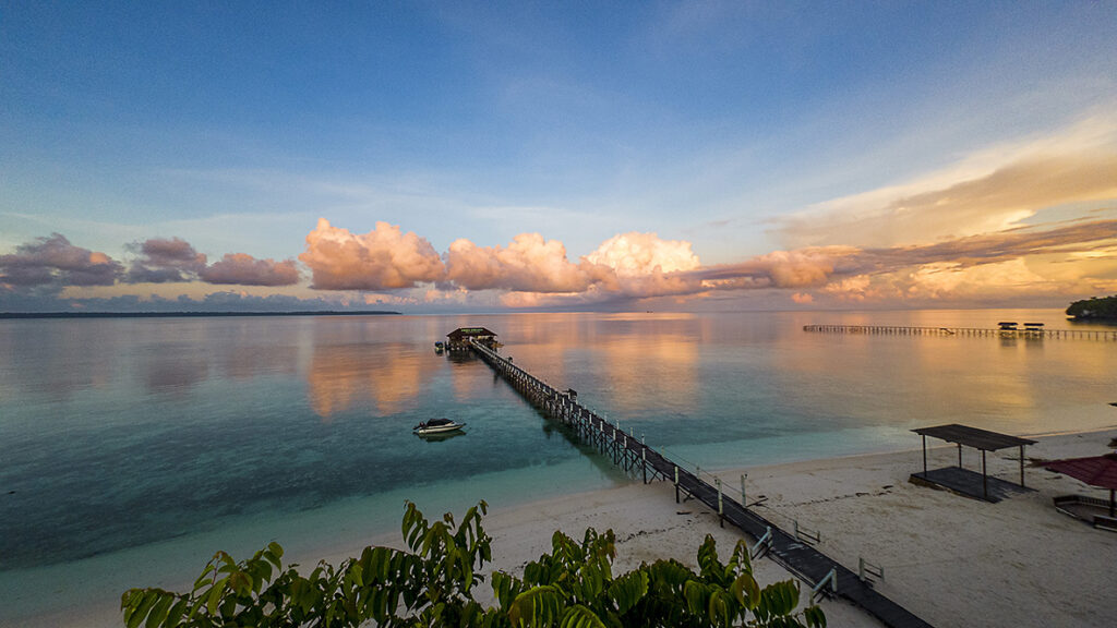 Green Nirvana resort on Maratua island